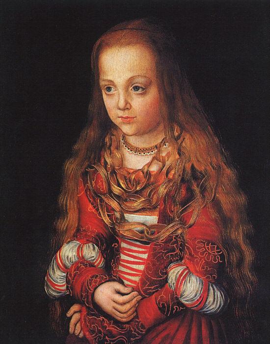 CRANACH, Lucas the Elder A Princess of Saxony dfg oil painting image